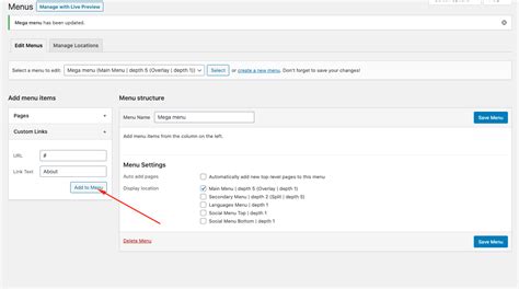 Mega Menu – Betheme Support Center .
